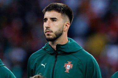 Goncalo Inacio, UEFA Uluslar Ligi 2025 final maçında Portekiz ve İspanya milli takımları arasında görüldü (Maciej Rogowski)