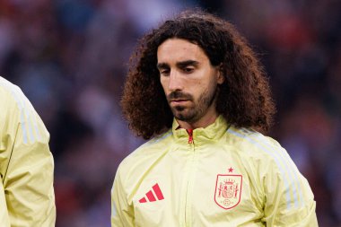 Marc Cucurella, UEFA Uluslar Ligi 2025 final maçında Portekiz ve İspanya milli takımları arasında görüldü (Maciej Rogowski)