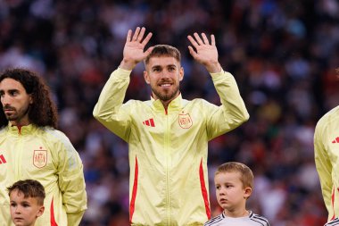 Oscar Mingueza, UEFA Uluslar Ligi 2025 final maçında Portekiz ve İspanya milli takımları arasında görüldü (Maciej Rogowski)