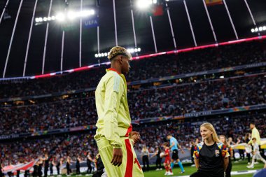 Lamine Yamal, UEFA Uluslar Ligi 2025 final maçında Portekiz ve İspanya milli takımları arasında görüldü (Maciej Rogowski)