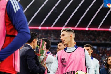 Alejandro Grimaldo, UEFA Uluslar Ligi 2025 final maçında Portekiz ve İspanya milli takımları arasında görüldü (Maciej Rogowski)