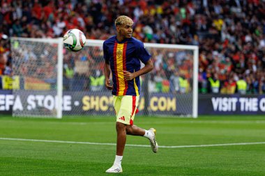 Lamine Yamal, UEFA Uluslar Ligi 2025 final maçında Portekiz ve İspanya milli takımları arasında görüldü (Maciej Rogowski)