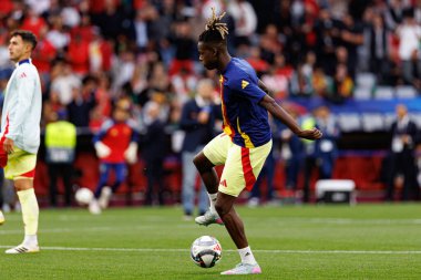 Nico Williams, UEFA Uluslar Ligi 2025 final maçında Portekiz ve İspanya milli takımları arasında görüldü (Maciej Rogowski)