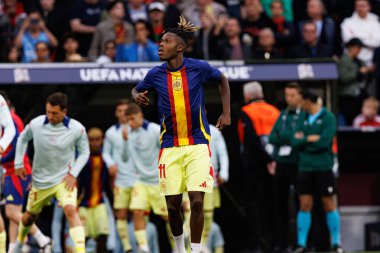  Nico Williams, UEFA Uluslar Ligi 2025 final maçında Portekiz ve İspanya milli takımları arasında görüldü (Maciej Rogowski)