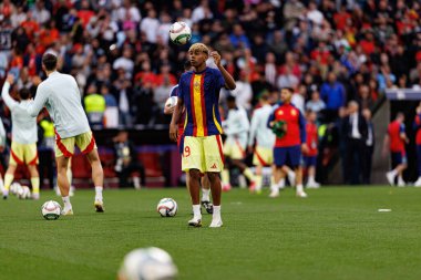 Lamine Yamal, UEFA Uluslar Ligi 2025 final maçında Portekiz ve İspanya milli takımları arasında görüldü (Maciej Rogowski)