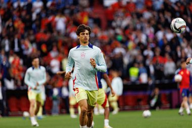 Robin Le Normand, UEFA Uluslar Ligi 2025 final maçında Portekiz ve İspanya milli takımları arasında görüldü (Maciej Rogowski)