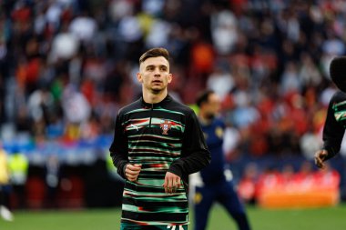 Francisco Conceicao, UEFA Uluslar Ligi 2025 final maçında Portekiz ve İspanya milli takımları arasında görüldü (Maciej Rogowski)