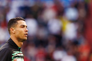 Cristiano Ronaldo, UEFA Uluslar Ligi 2025 final maçında Portekiz ve İspanya milli takımları arasında görüldü (Maciej Rogowski)