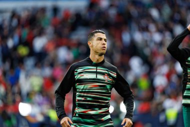 Cristiano Ronaldo, UEFA Uluslar Ligi 2025 final maçında Portekiz ve İspanya milli takımları arasında görüldü (Maciej Rogowski)