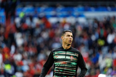 Cristiano Ronaldo, UEFA Uluslar Ligi 2025 final maçında Portekiz ve İspanya milli takımları arasında görüldü (Maciej Rogowski)