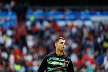 Cristiano Ronaldo, UEFA Uluslar Ligi 2025 final maçında Portekiz ve İspanya milli takımları arasında görüldü (Maciej Rogowski)