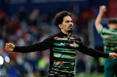 Francisco Conceicao, UEFA Uluslar Ligi 2025 final maçında Portekiz ve İspanya milli takımları arasında görüldü (Maciej Rogowski)