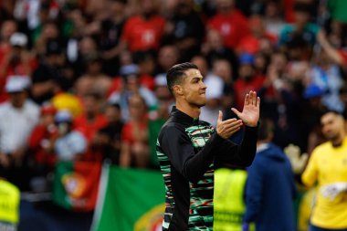 Cristiano Ronaldo, UEFA Uluslar Ligi 2025 final maçında Portekiz ve İspanya milli takımları arasında görüldü (Maciej Rogowski)