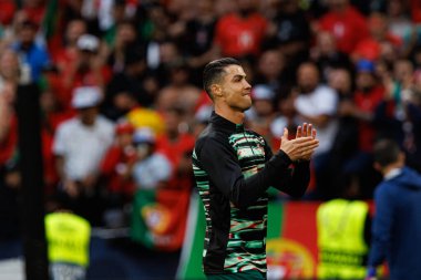 Cristiano Ronaldo, UEFA Uluslar Ligi 2025 final maçında Portekiz ve İspanya milli takımları arasında görüldü (Maciej Rogowski)