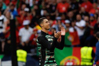 Cristiano Ronaldo, UEFA Uluslar Ligi 2025 final maçında Portekiz ve İspanya milli takımları arasında görüldü (Maciej Rogowski)