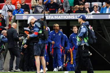 Lamine Yamal, UEFA Uluslar Ligi 2025 final maçında Portekiz ve İspanya milli takımları arasında görüldü (Maciej Rogowski)