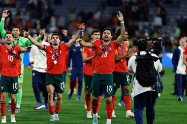 Ruben Neves, UEFA Uluslar Ligi 2025 final maçında Portekiz ve İspanya milli takımları arasında görüldü (Maciej Rogowski)