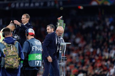 Luis De La Fuente, UEFA Uluslar Ligi 2025 final maçında Portekiz ve İspanya milli takımları arasında görüldü (Maciej Rogowski)