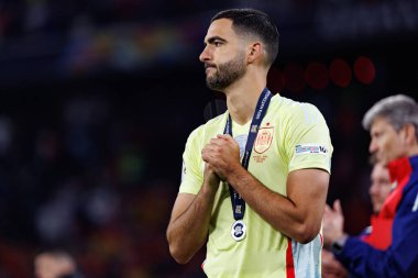 Mikel Merino, UEFA Uluslar Ligi 2025 final maçında Portekiz ve İspanya milli takımları arasında görüldü (Maciej Rogowski)