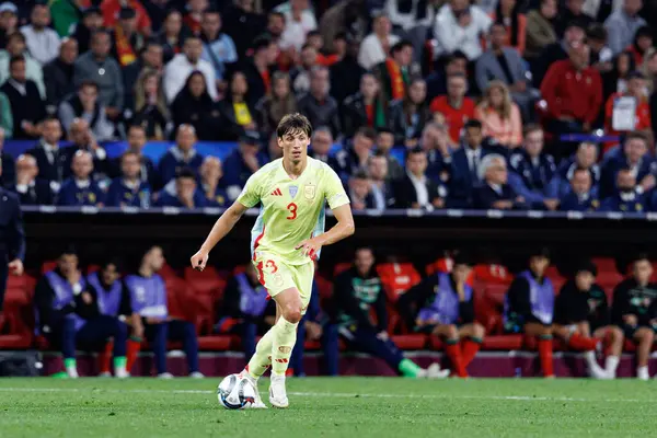 Robin Le Normand, UEFA Uluslar Ligi 2025 final maçında Portekiz ve İspanya milli takımları arasında görüldü (Maciej Rogowski)