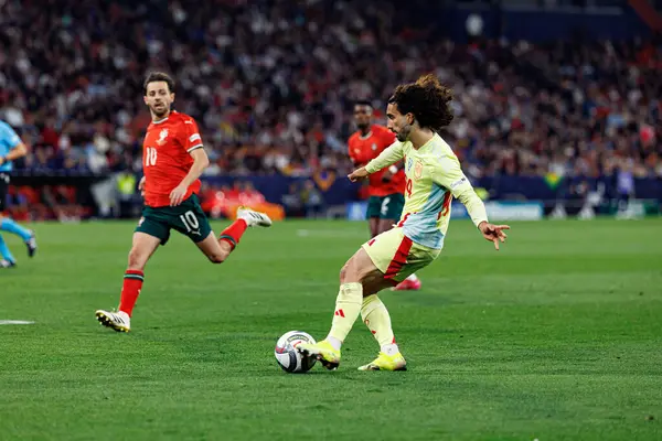 Marc Cucurella, UEFA Uluslar Ligi 2025 final maçında Portekiz ve İspanya milli takımları arasında görüldü (Maciej Rogowski)