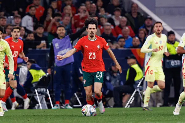 Vitinha, UEFA Uluslar Ligi 2025 final maçında Portekiz ve İspanya milli takımları arasında görüldü (Maciej Rogowski)