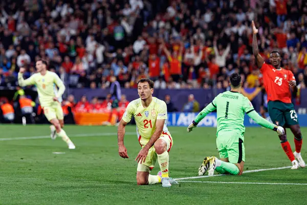 Mikel Oyarzabal, UEFA Uluslar Ligi 2025 final maçında Portekiz ve İspanya milli takımları arasında görüldü (Maciej Rogowski)