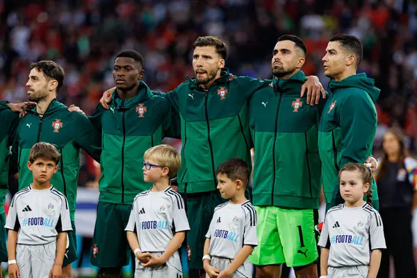 Portekiz Milletler Ligi 2025 final maçında Portekiz ve İspanya milli takımları (Maciej Rogowski)