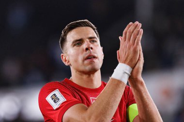 Jan Bednarek, Finlandiya ve Polonya milli takımları arasındaki 2026 Dünya Kupası ön eleme maçında görüldü (Maciej Rogowski)