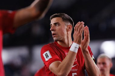 Jan Bednarek, Finlandiya ve Polonya milli takımları arasındaki 2026 Dünya Kupası ön eleme maçında görüldü (Maciej Rogowski)