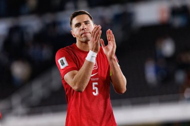 Jan Bednarek, Finlandiya ve Polonya milli takımları arasındaki 2026 Dünya Kupası ön eleme maçında görüldü (Maciej Rogowski)