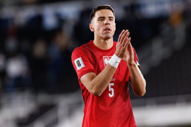 Jan Bednarek, Finlandiya ve Polonya milli takımları arasındaki 2026 Dünya Kupası ön eleme maçında görüldü (Maciej Rogowski)