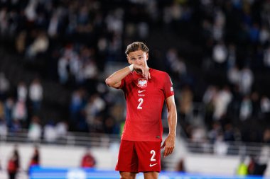 Matty Cash, Finlandiya ve Polonya milli takımları arasında oynanan 2026 Dünya Kupası ön eleme maçında görüldü (Maciej Rogowski))