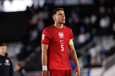 Jan Bednarek, Finlandiya ve Polonya milli takımları arasındaki 2026 Dünya Kupası ön eleme maçında görüldü (Maciej Rogowski)