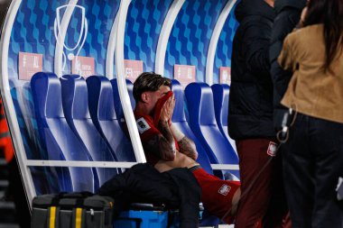 Nicola Zalewski, Finlandiya ve Polonya milli takımları arasındaki Dünya Kupası 2026 Avrupa ön eleme maçında görüldü (Maciej Rogowski))