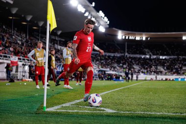 Nicola Zalewski, Finlandiya ve Polonya milli takımları arasındaki Dünya Kupası 2026 Avrupa ön eleme maçında görüldü (Maciej Rogowski))