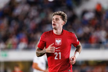Nicola Zalewski, Finlandiya ve Polonya milli takımları arasındaki Dünya Kupası 2026 Avrupa ön eleme maçında görüldü (Maciej Rogowski))