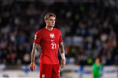 Nicola Zalewski, Finlandiya ve Polonya milli takımları arasındaki Dünya Kupası 2026 Avrupa ön eleme maçında görüldü (Maciej Rogowski))