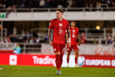 Nicola Zalewski, Finlandiya ve Polonya milli takımları arasındaki Dünya Kupası 2026 Avrupa ön eleme maçında görüldü (Maciej Rogowski))