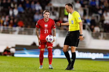 Nicola Zalewski ve Joao Pedro Pinheiro, 2026 Dünya Kupası 'nda Finlandiya ve Polonya milli takımları arasında oynanan Avrupa ön eleme maçında görüldü (Maciej Rogowski)