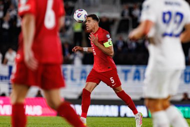 Jan Bednarek, Finlandiya ve Polonya milli takımları arasındaki 2026 Dünya Kupası ön eleme maçında görüldü (Maciej Rogowski)