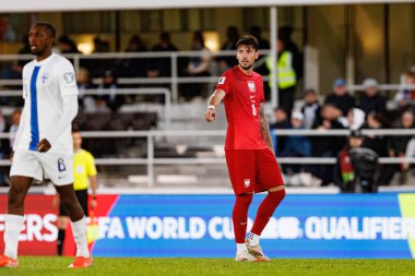Dünya Kupası 2026 Avrupa Ön eleme maçında Finlandiya ve Polonya milli takımları arasında Jakub Moder görüldü (Maciej Rogowski)