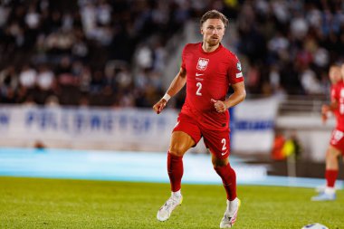 Matty Cash, Finlandiya ve Polonya milli takımları arasında oynanan 2026 Dünya Kupası ön eleme maçında görüldü (Maciej Rogowski))