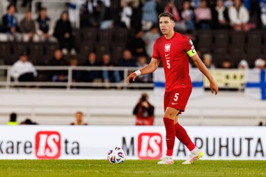 Jan Bednarek, Finlandiya ve Polonya milli takımları arasındaki 2026 Dünya Kupası ön eleme maçında görüldü (Maciej Rogowski)