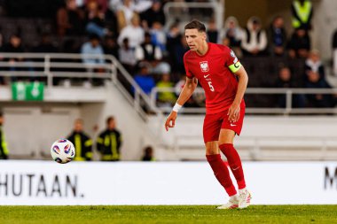 Jan Bednarek, Finlandiya ve Polonya milli takımları arasındaki 2026 Dünya Kupası ön eleme maçında görüldü (Maciej Rogowski)