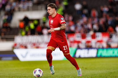 Nicola Zalewski, Finlandiya ve Polonya milli takımları arasındaki Dünya Kupası 2026 Avrupa ön eleme maçında görüldü (Maciej Rogowski))