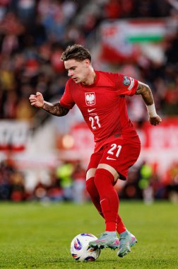 Nicola Zalewski, Finlandiya ve Polonya milli takımları arasındaki Dünya Kupası 2026 Avrupa ön eleme maçında görüldü (Maciej Rogowski))