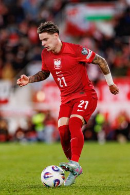 Nicola Zalewski, Finlandiya ve Polonya milli takımları arasındaki Dünya Kupası 2026 Avrupa ön eleme maçında görüldü (Maciej Rogowski))