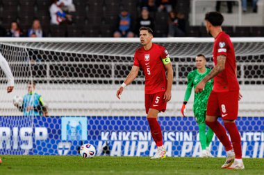 Jan Bednarek, Finlandiya ve Polonya milli takımları arasındaki 2026 Dünya Kupası ön eleme maçında görüldü (Maciej Rogowski)