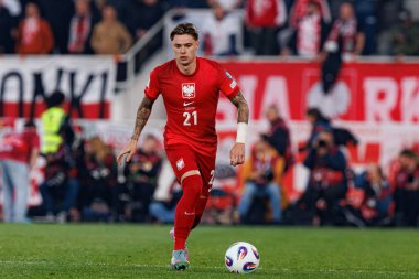 Nicola Zalewski, Finlandiya ve Polonya milli takımları arasındaki Dünya Kupası 2026 Avrupa ön eleme maçında görüldü (Maciej Rogowski))